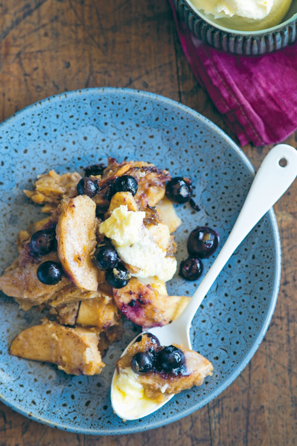 Slow Cooker Apple And Blueberry Pie