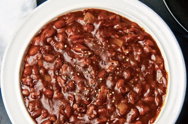 Slow Cooker Bacon Baked Beans