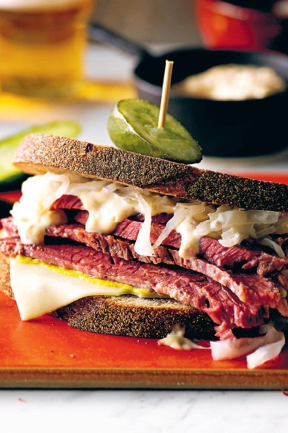 Slow Cooker Reuben Sandwiches