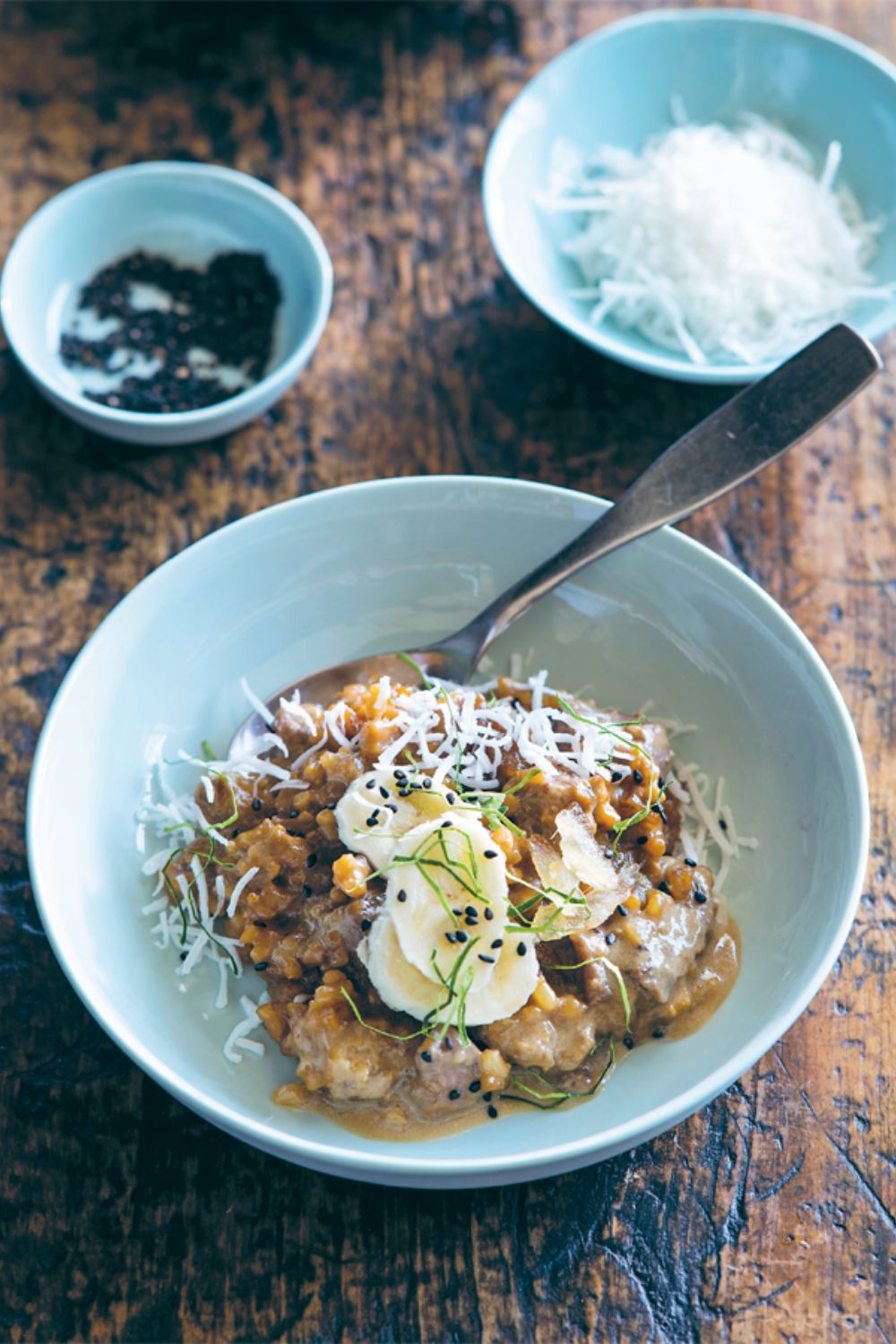 Slow Cooker Coconut Brown Rice Pudding With Banana And Ginger