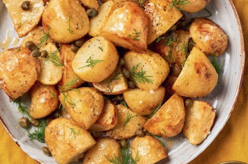 Slow Cooker New Potatoes With Capers & Lemon Butter