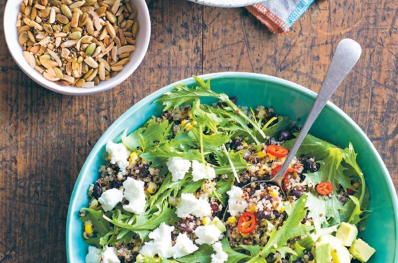 Slow Cooker Quinoa, Corn And Black Bean Salad