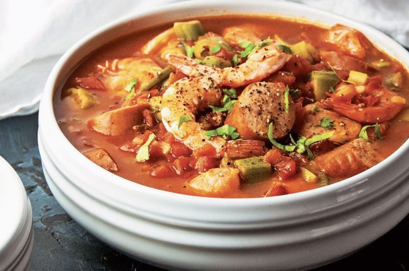 Slow Cooker Sausage And Shrimp Cajun Stew