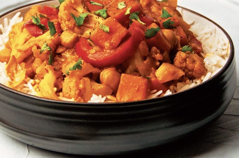 Slow Cooker Indian-spiced Vegetable Curry