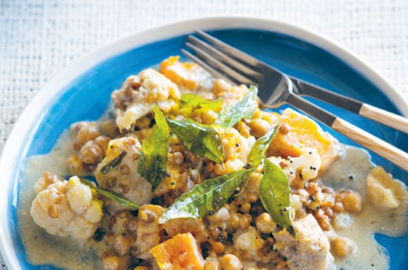 Slow Cooker Sri Lankan Butternut Pumpkin And Cauliflower Curry