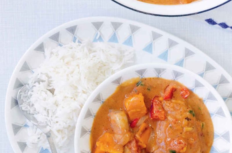 Slow Cooker Spicy African Chicken & Peanut Stew