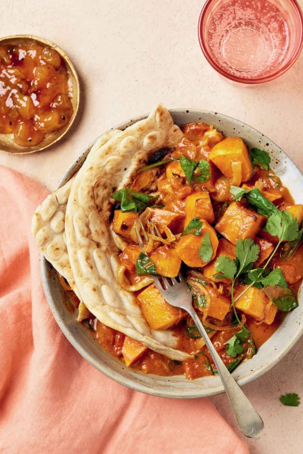 Slow Cooker Sweet Potato, Butternut Squash & Spinach Curry