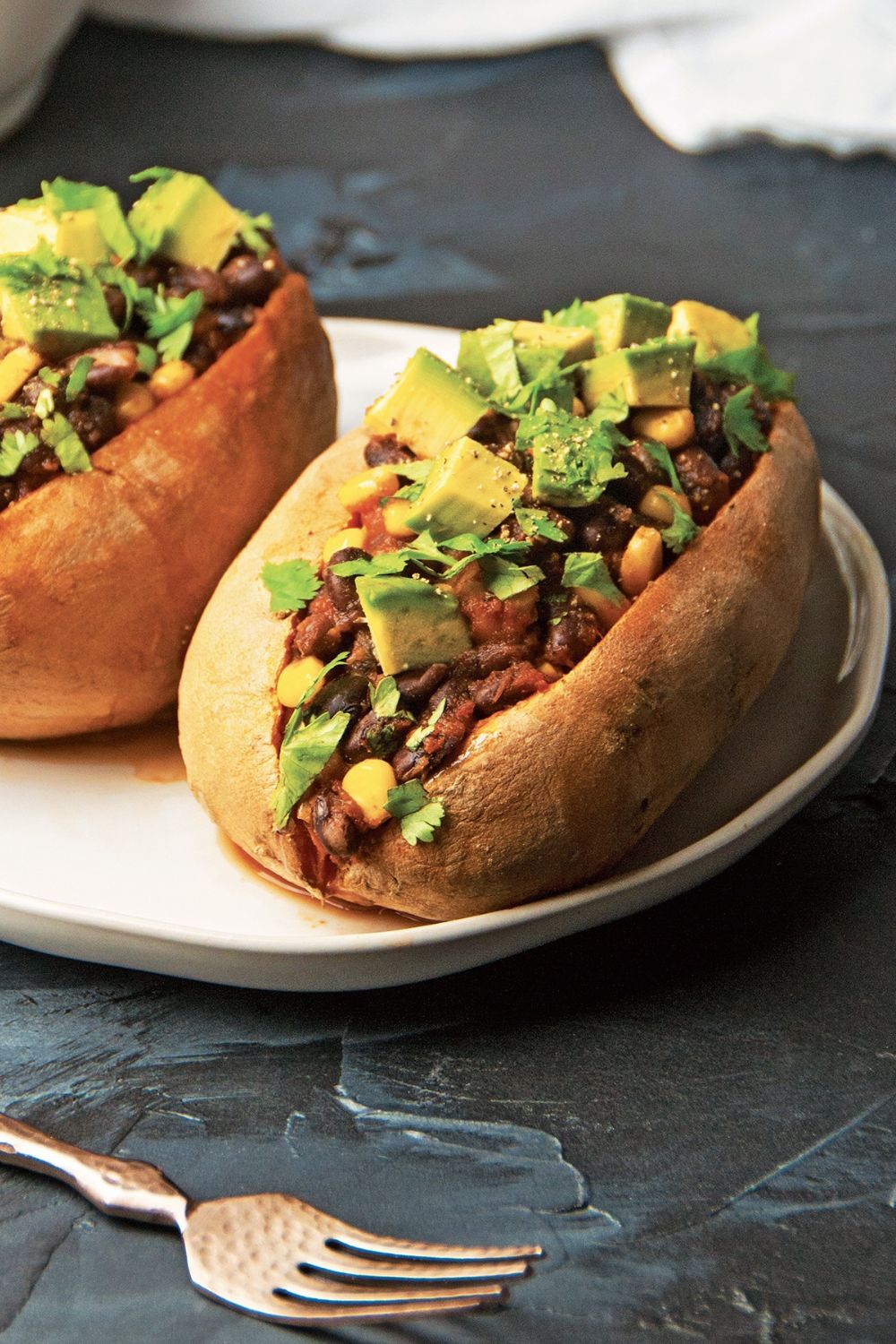 Slow Cooker Tex-mex Sweet Potatoes