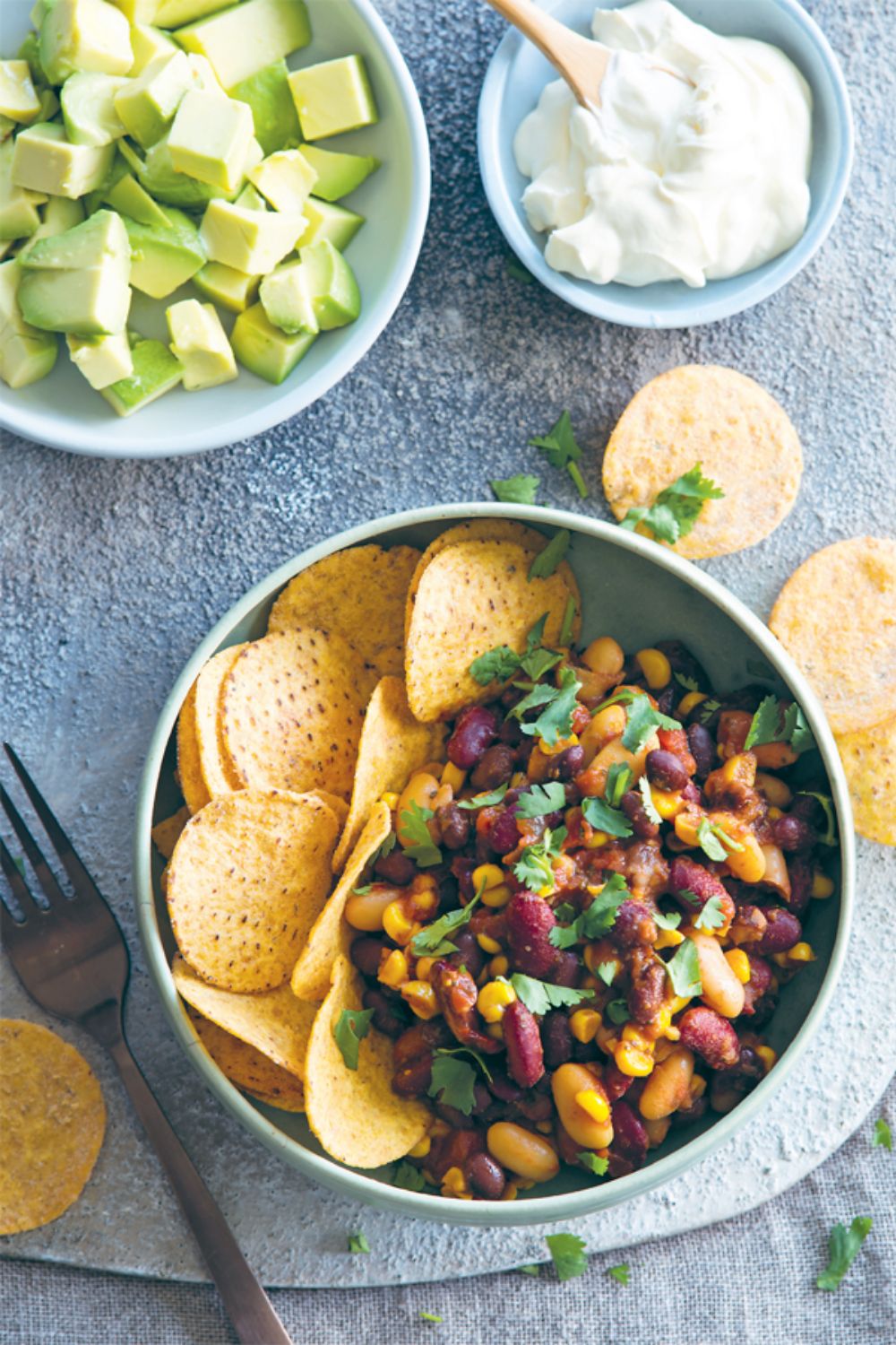 Slow Cooker Three-bean Chipotle Chilli