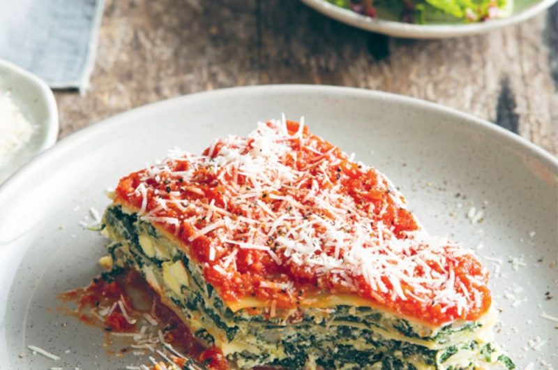 Slow Cooker Three-cheese And Silverbeet Lasagne