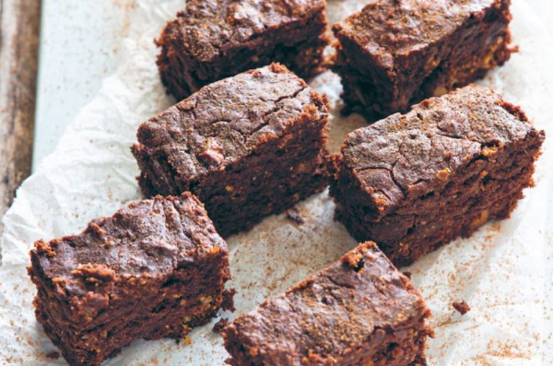 Slow Cooker Triple Chocolate Brownies