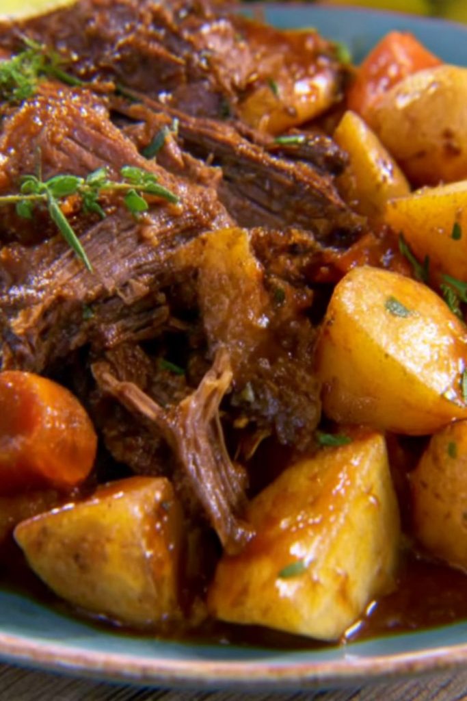 Slow Cooker Beef With Root Vegetables Recipe