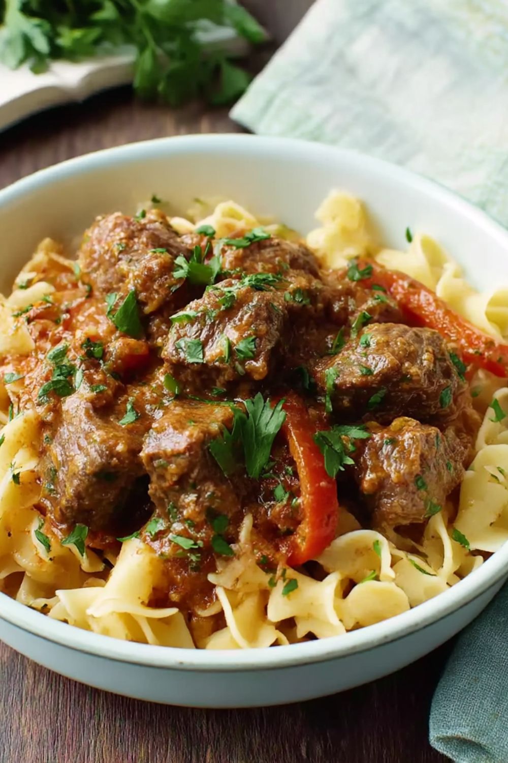 Slow Cooker Beef Paprikash Recipe