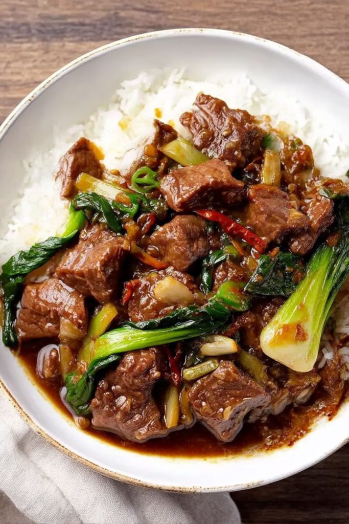 Slow-Cooker Beef and Bok Choy Recipe
