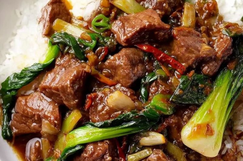 Slow-Cooker Beef and Bok Choy Recipe