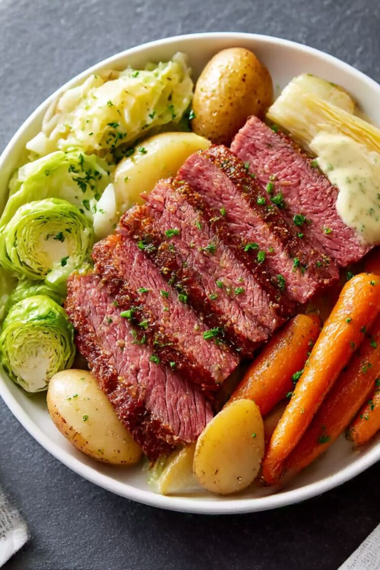 Slow-Cooker Corned Beef and Cabbage - Easy Peasy Slow Cook