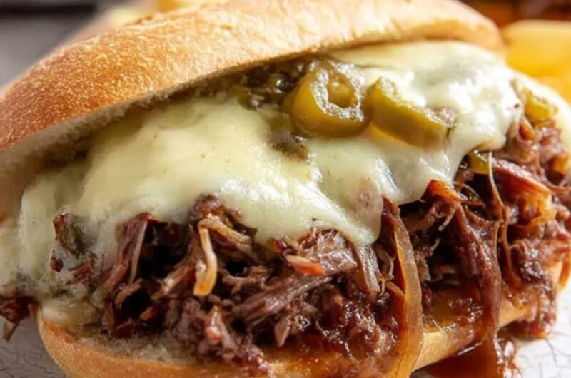 Slow-Cooker Drip Beef Sandwiches